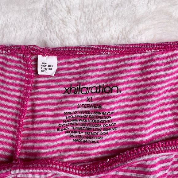 Xhilaration pink stripped pajama bottoms- XL - Picture 2 of 2